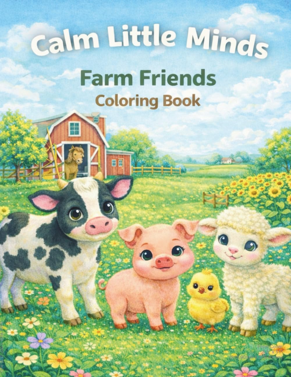 Calm Little Minds Farm Friends: Coloring Book (Calm Little Minds Coloring Books)