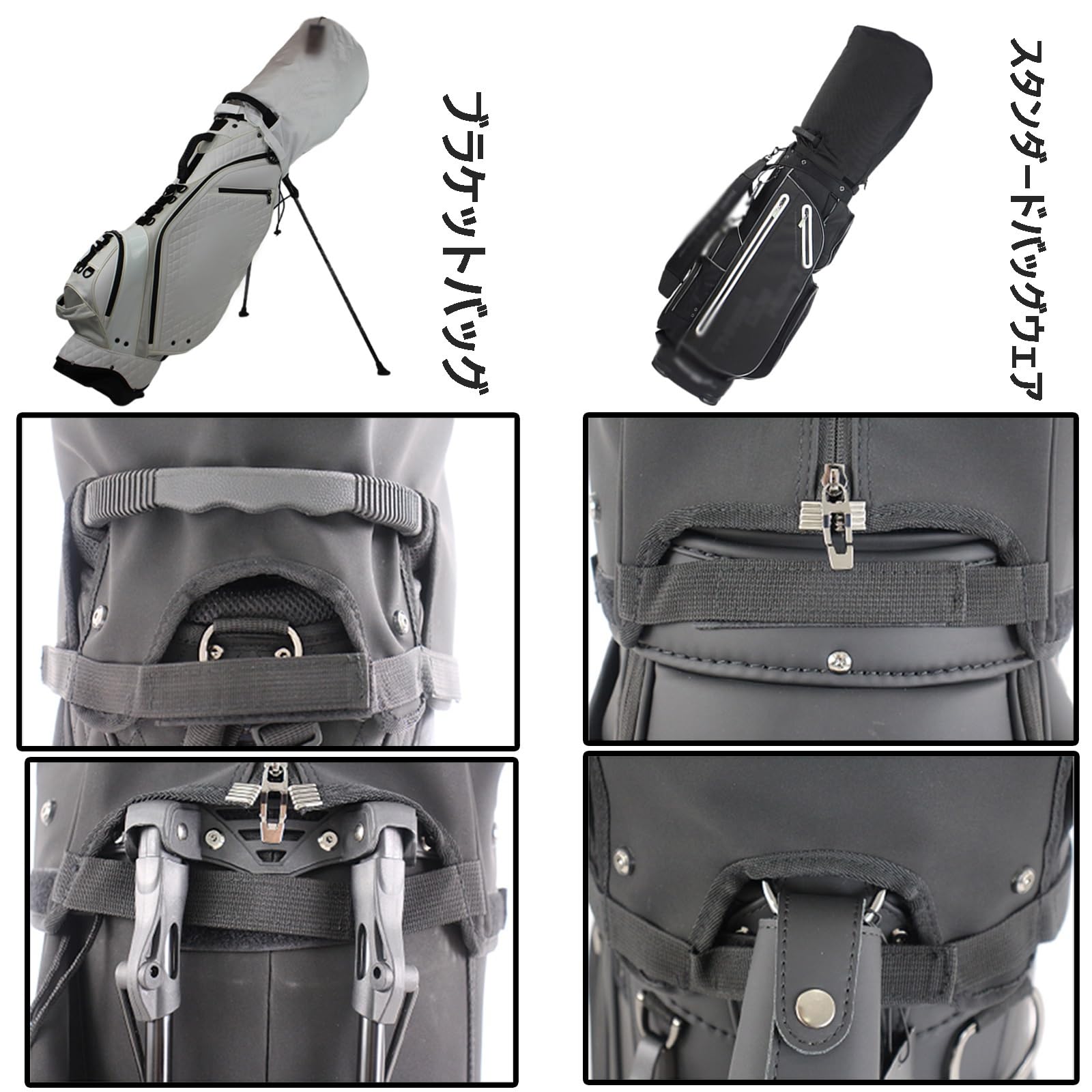 NIKE GOLF キャディバッグ ブラックフードカバー付き NIKE GOLF