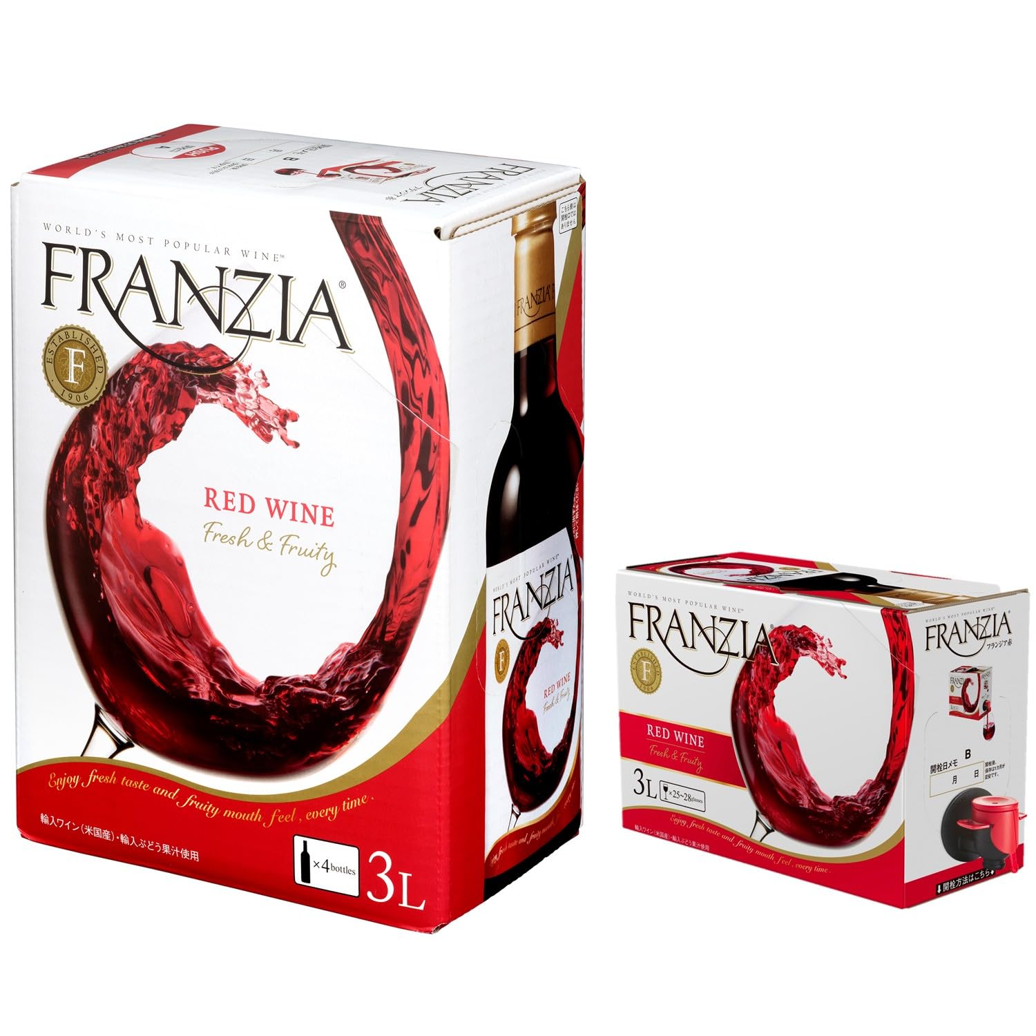 エノテカ メルシャン フランジア 赤ワイン 3000ml バッグインボックス