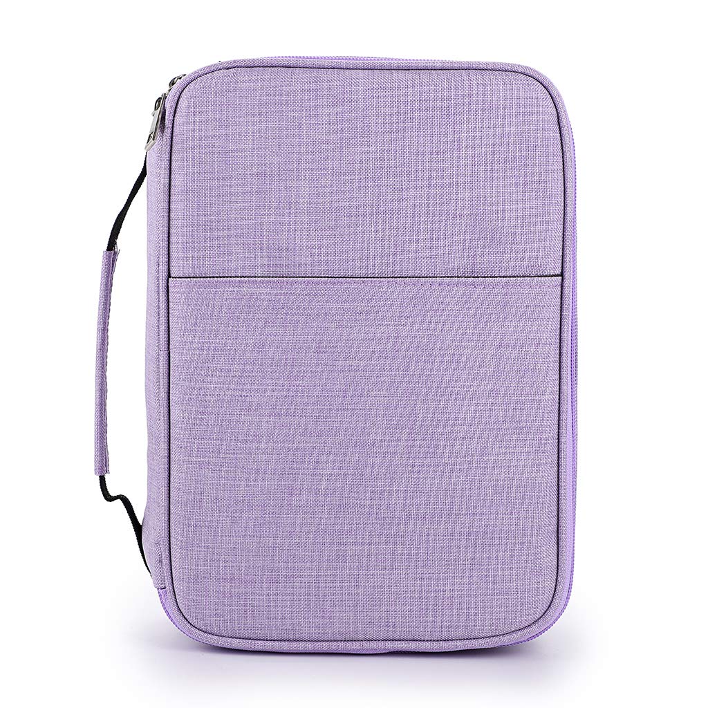 Sumree - Estuche de lápices de colores, 300 agujeros, bolsa de lápices, rotuladores, gran capacidad con doble cremallera, para dibujante profesional o aficionado, Púrpura 1, 30cm x 21cm x 10.5cm, Moda