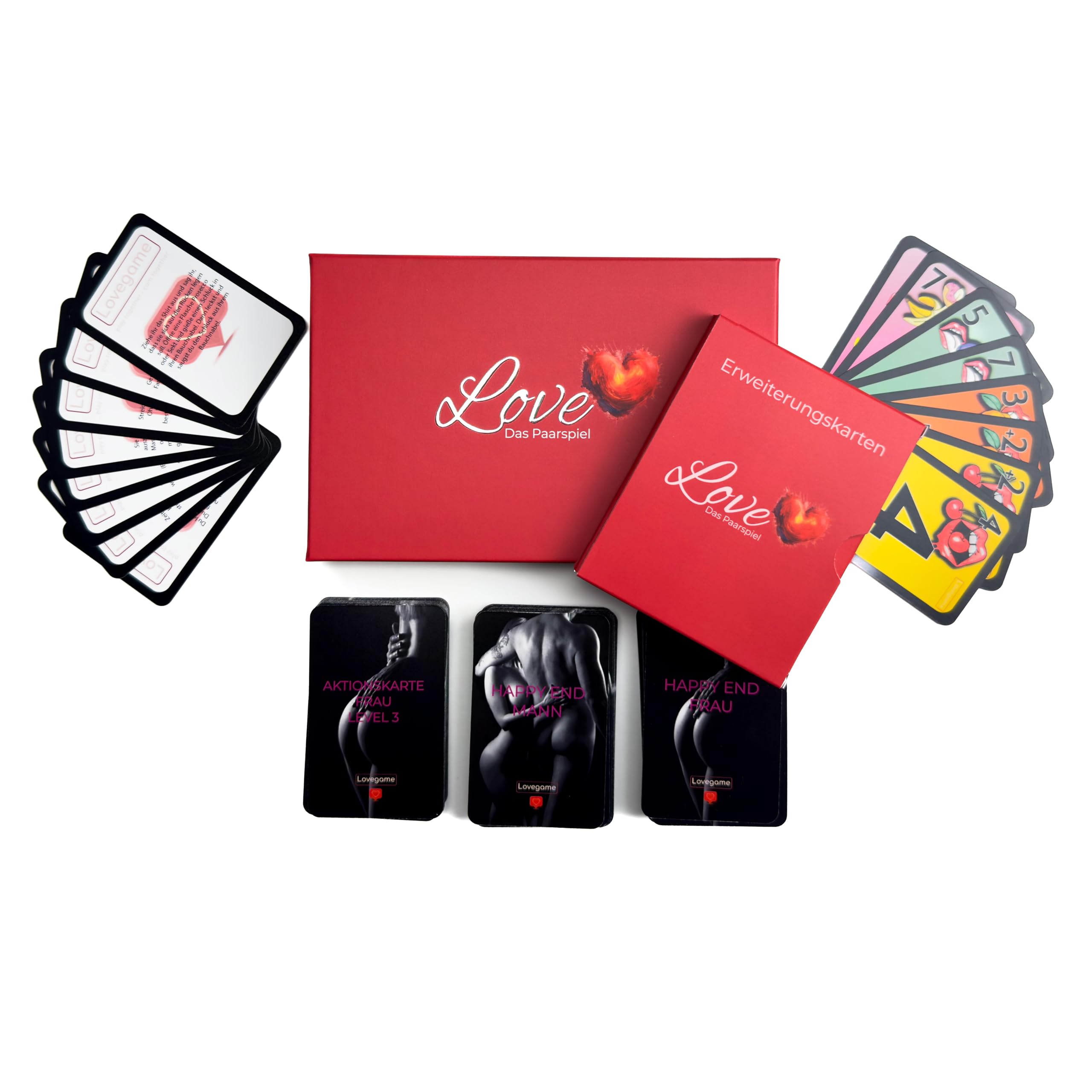 Lovegame Love Bundle das erotische Spiel für Paare 140 sexy Aufgaben sorgen für einen heißen Spielabend. Das perfekte Geschenk, Erotik Spiel, Paarspiel für Erwachsene, Sexspiel