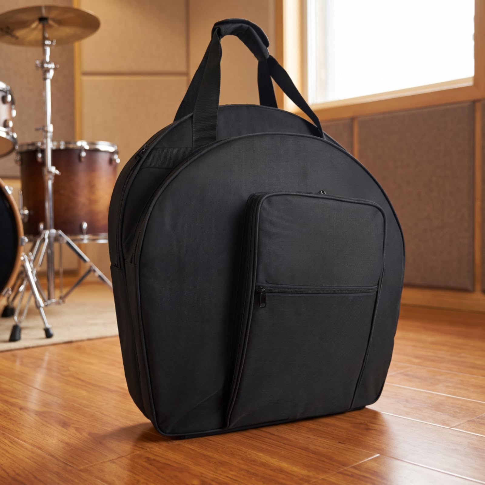Beckentasche mit Schultergurt doppellagig Becken-Tasche tragbar Beckentasche mit Tragegriff für Musiker
