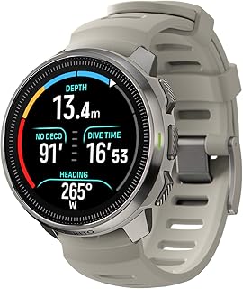 SUUNTO Ocean Ordinateur de Plongée Montre de Sport, Écran AMOLED, 10ATM/7 Bar, GPS GNSS Bi-Bande Carte Hors Ligne, 95+ Sports, Tracker d'Activités, Cardiofréquencemètre, 60H d'Autonomie en Mode Dive