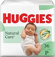 Huggies Fralda Descartável Premium Natural Care P - 36 Un (embalagem pode variar)