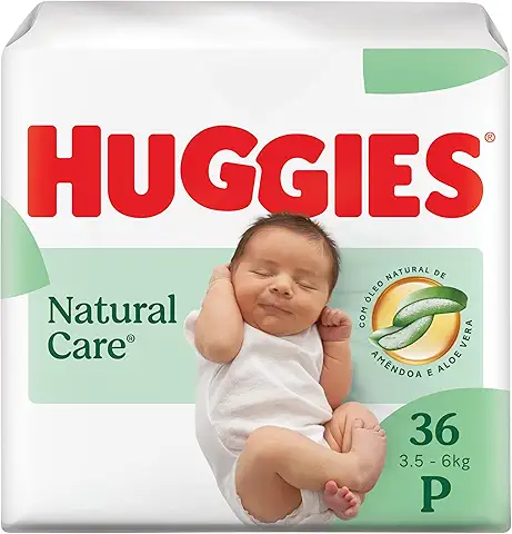 Como Economizar na Compra de Fraldas Sem Abrir Mão da Qualidade Huggies Fralda Descartável Premium Natural Care P - 36 Un