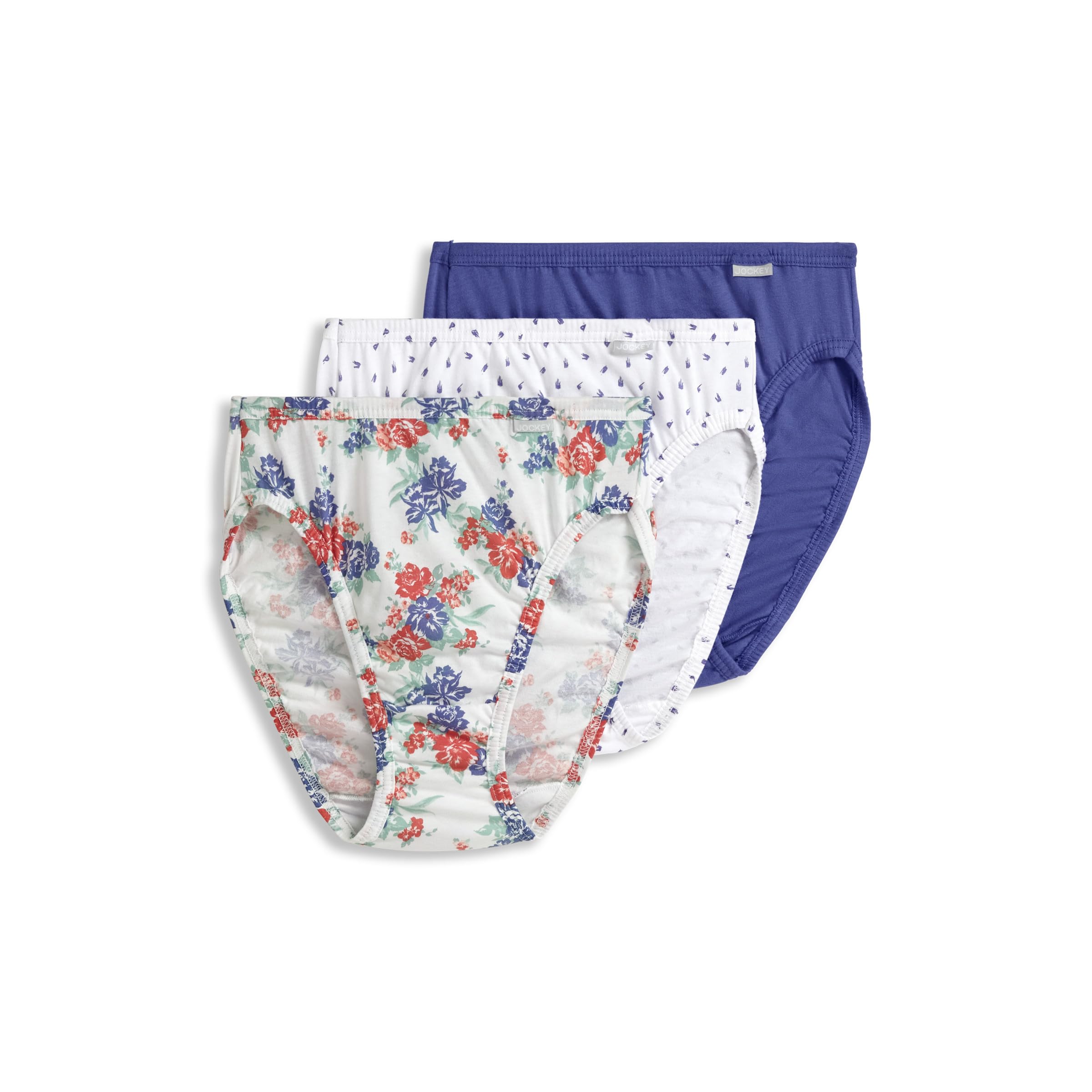 Jockey Women's Underwear Plus Size Elance French Cut - 3 Pack