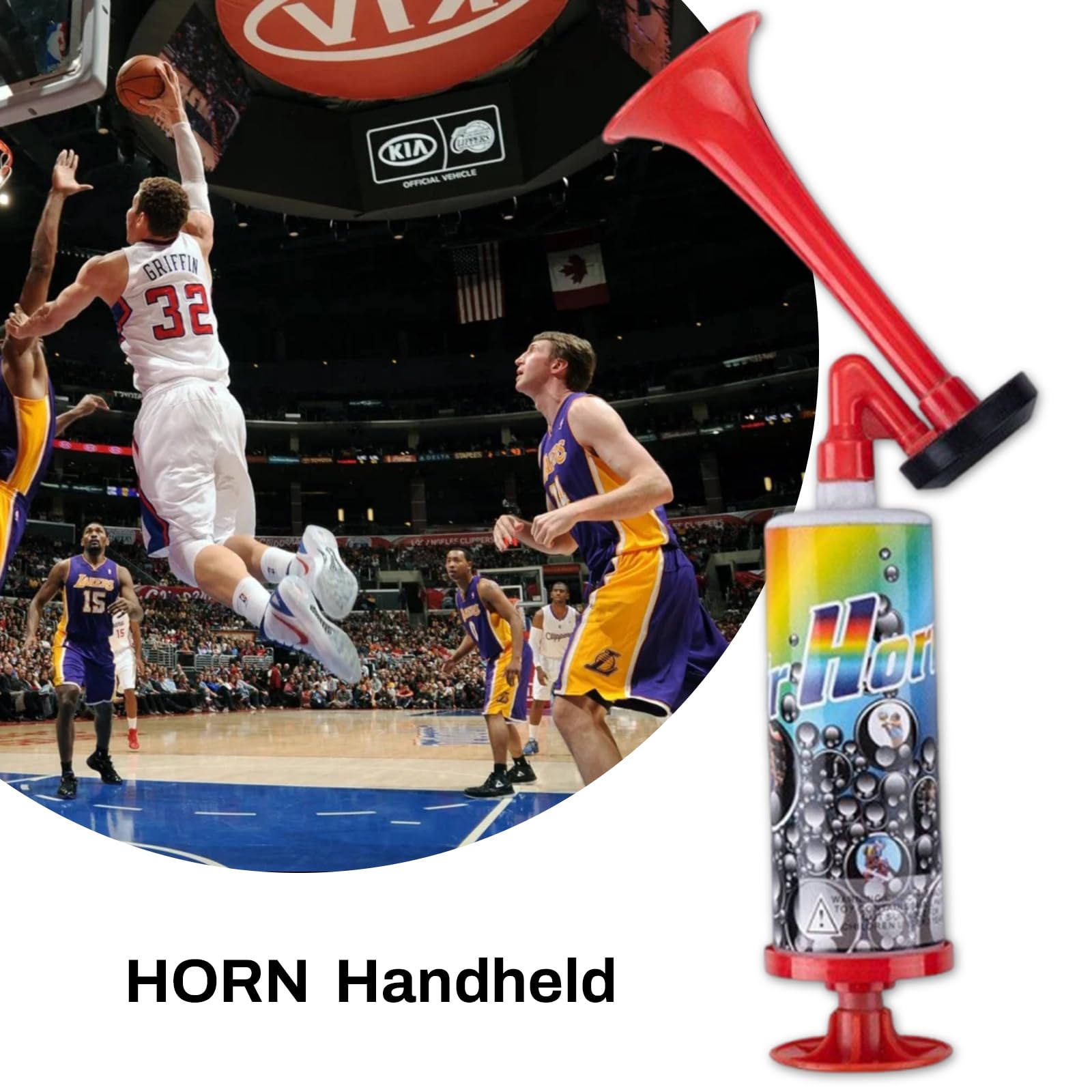 Corne De Brume Rechargeable Corne De Brume Supporter France - Pour Matchs Et Events Corne De Supporter Football