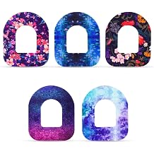 25pcs Adhesive Waterproof Sensor Patches Compatible with Omnipod 5