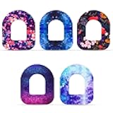 25pcs Adhesive Patches Compatible with Omnipod 5, Waterproof Overpatch Non-Fraying Sensor Monitor Patch Sensor Stickers Sensor Covers Accessories Parts(Water Lily)