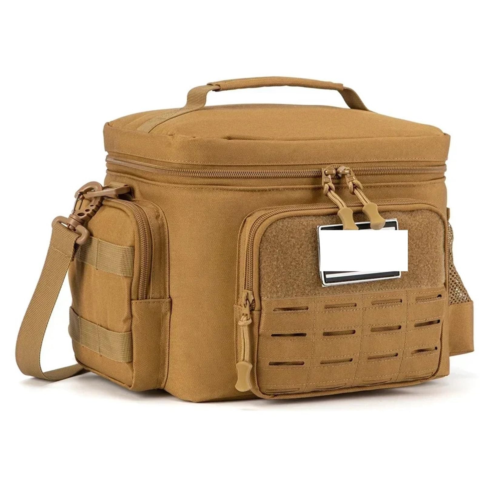 Bolsa De Almuerzo Fiambrera for el Trabajo, Bolsa térmica Aislante a Prueba de Fugas, Comida, Camping, Picnic, Bolsa de Almuerzo Resistente, 2 uds. para Oficina，Picnic(Khaki)
