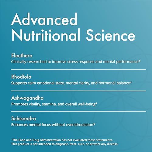 Miniatura 3 de Natura Protección de la salud ProductosFunción de AdaptHerbal Tonic nutre Adrenal esencial, mejora la energía y el estrés60Cápsulas