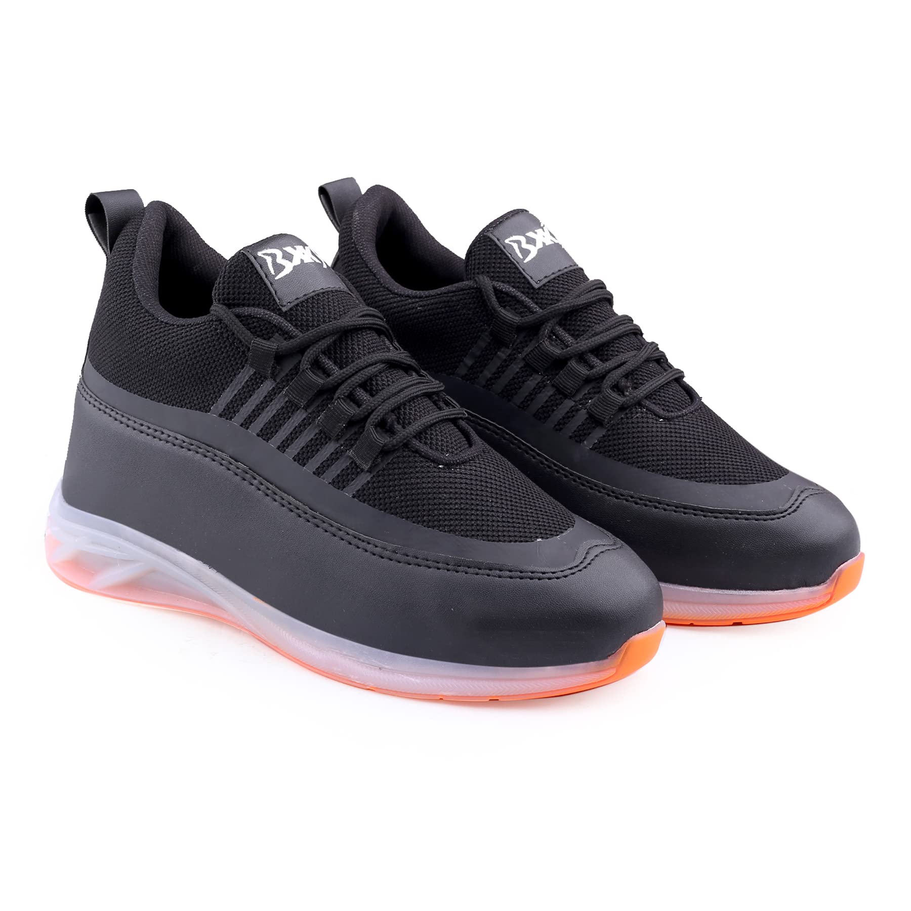 Mens 3 Inch Hidden Height Increasing Black Casual Sports Lace-Up Shoes with Airmix Sole. 8 UK (B0C658L27J) Amazon Price History, Amazon Price Tracker
