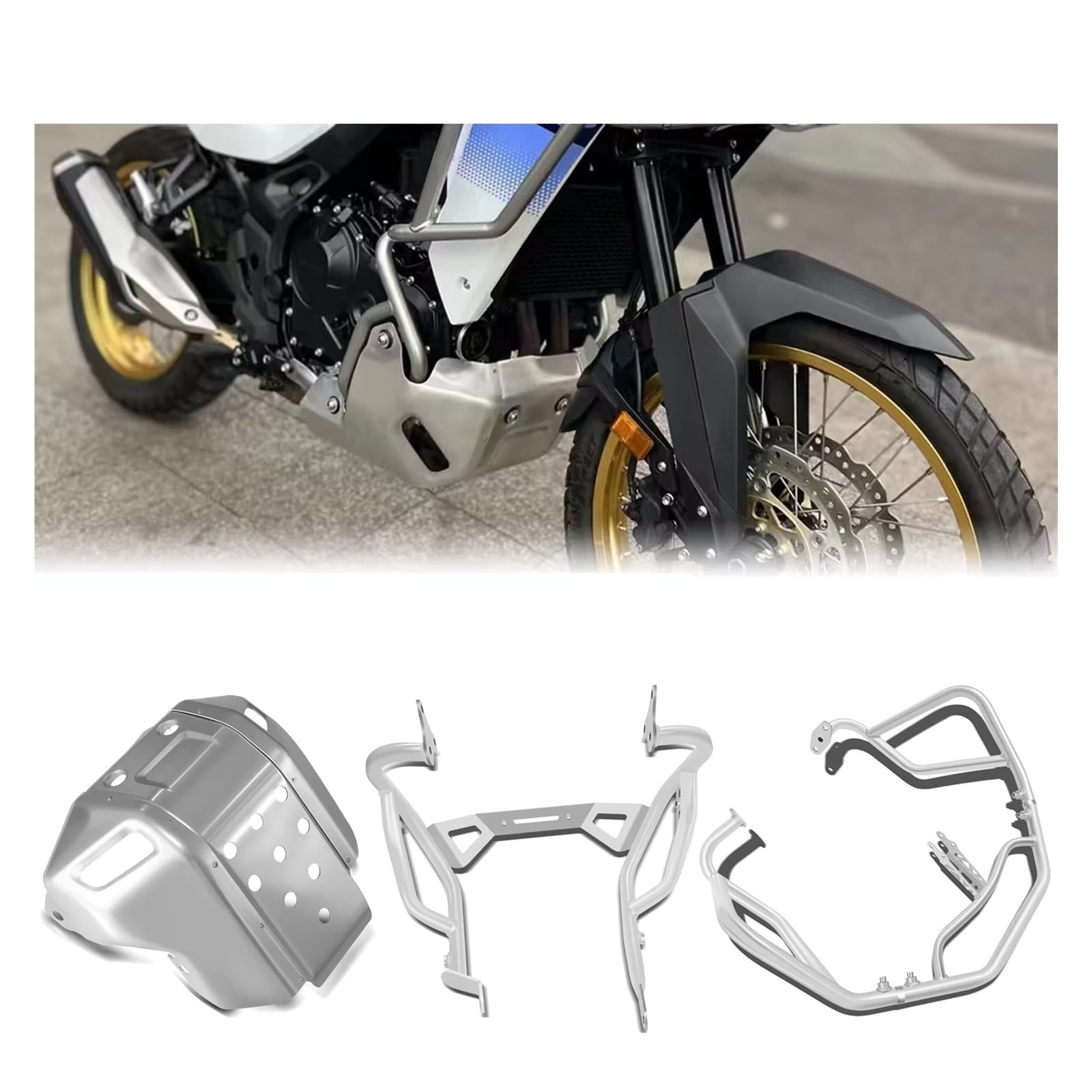 Motocykl Ochraniacz Zderzaka Gmoli Motocyklowych Pasuje Do Transalp Xl750 2023 2024 2025 Owiewka Do Motocykla Rama Górna Dolna Osłona Silnika