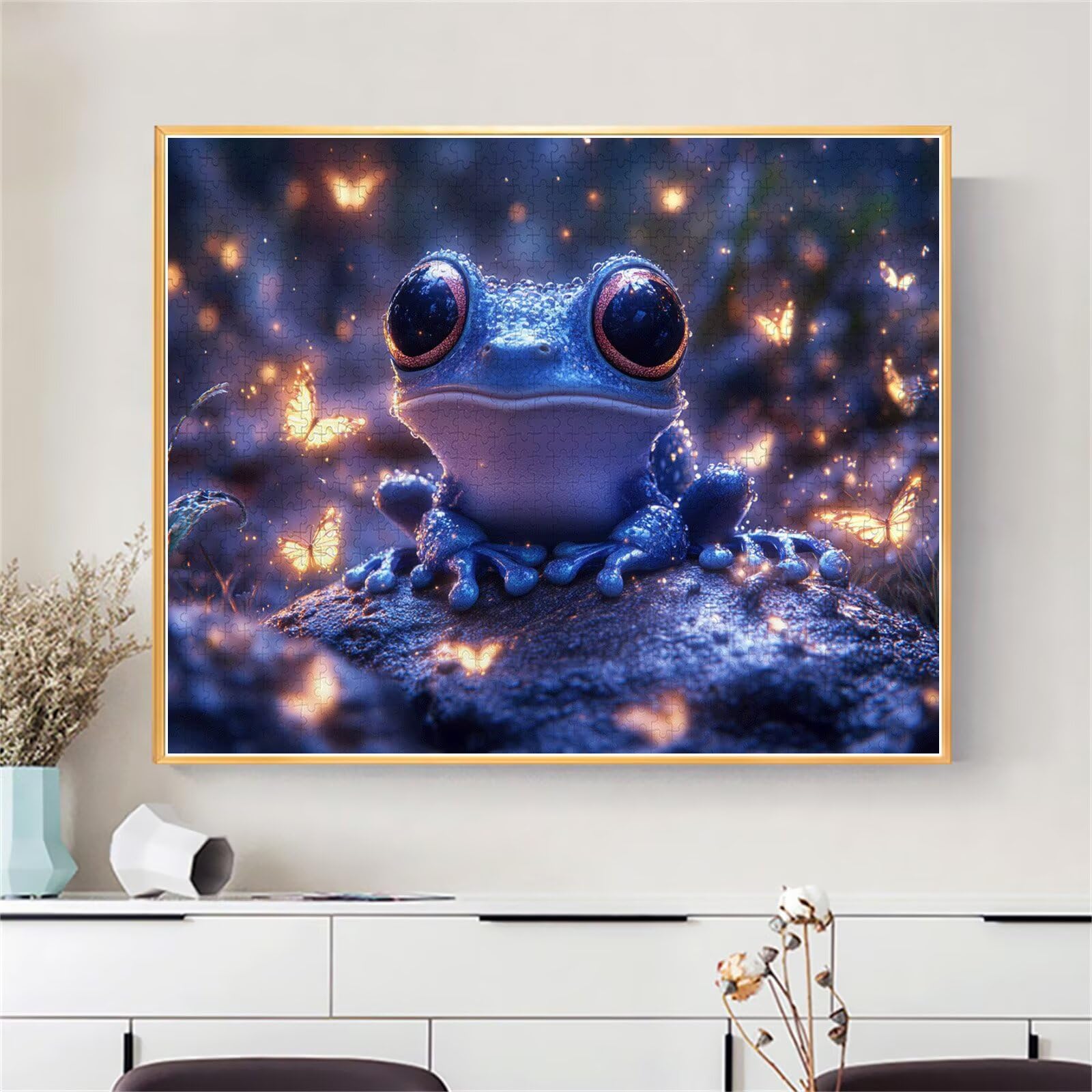 Puzzle Erwachsene 2000 Teile Laubfrosch Schmetterling Educa Jigsaw für Kinder ab 8 Jahren Mädchen Jungen, Erwachsene Impossible Klassische Puzzles Schwer, Anspruchsvoll, Als Geschenke 70x99cm t-920
