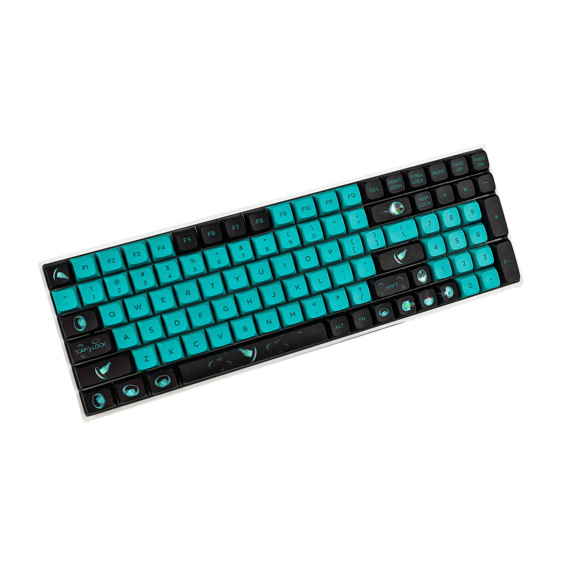 Amazon.com: YMDK Jellyfish Dye Sub ZDA PBT Keycap Similar to XDA
