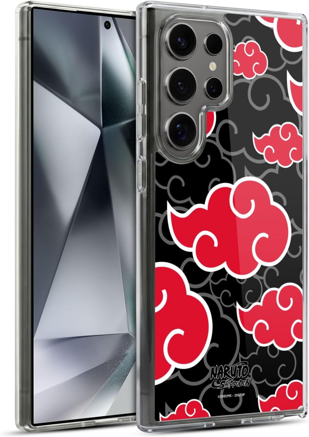Head Case Designs Officially Licensed Naruto Shippuden Akatsuki Iconic Gel Case [Military Grade Protection] Compatible with Samsung Galaxy S24 Ultra 5G