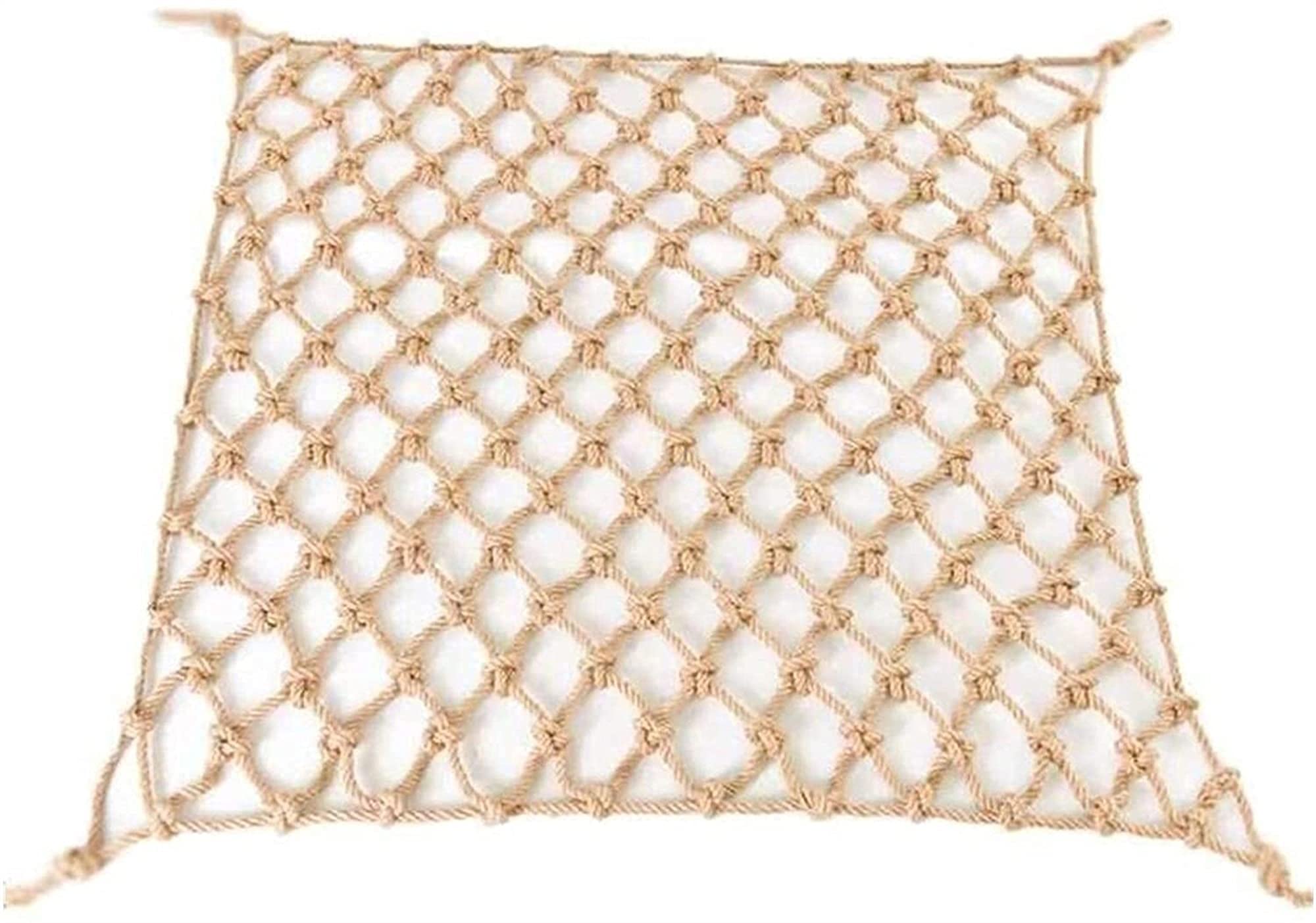 Filet de sécurité enfants et protection en corde de chanvre pour escalade de jardin