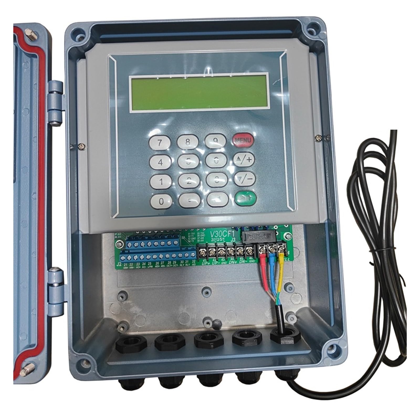 TDS-100F Ultradźwiękowy Przepływomierz Cieczy S2 M2 L2 (DN15-6000mm) Oddzielny Stały Przepływomierz Ścienny Z Osłoną Aluminiową Długi czas pracy(Host with S2)