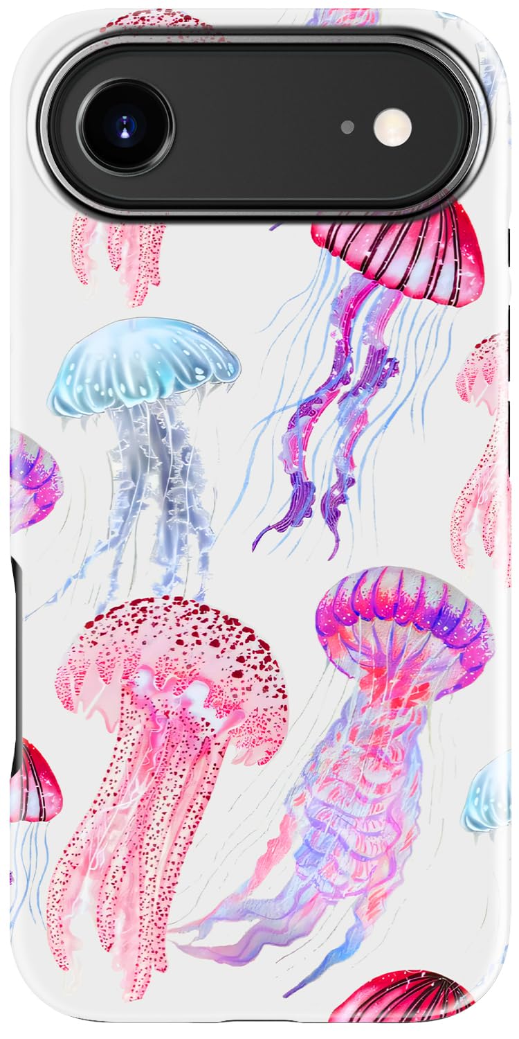 Coque antichoc iPhone 17 Air rigide et silicone motif Méduse - 7