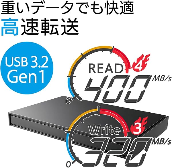 エレコム ポータブルSSD 1TB USB3.2Gen1 PS5/PS4(メーカー動作確認済) データ復旧サービスLite付 ブラック ESD-EJ1000GBKR - 3