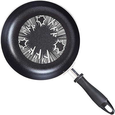 和平フレイズ 漫画 マンガ フライパン ドドド 20cm IH対応 ガス PFOAフリー ふっ素樹脂加工 目玉焼 オムライス コミックパン AMB-3163