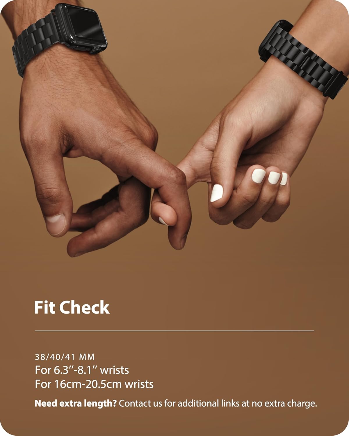 Fullmosa Metal Band Compatible with Apple Watch Bands 41mm 40mm 38mm 46mm 49mm 45mm 44mm 42mm, iWatch Band with Case for Apple Watch Series 11 10 9 8 7 6 5 4 3 2 1 SE3/2/1 Ultra3/2/1, 38mm 40mm 41mm Black - Image 5