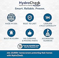 Vista 8 de HC6000-PRO Interruptor de flotador de bomba de sumidero inteligente y monitor de rendimiento con seguimiento de datos, pantalla LCD información