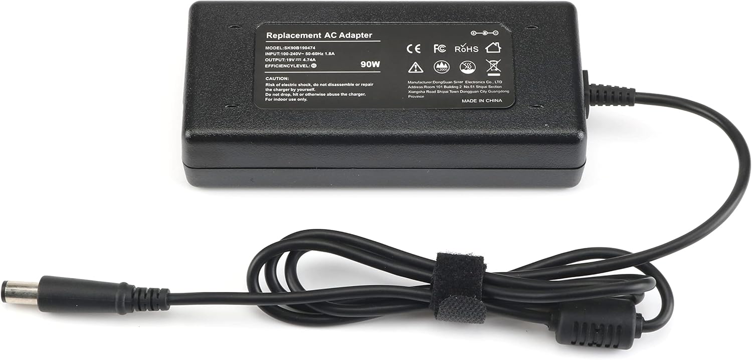Amazon.co.jp 19V Adapter Power Cord for HP UltraSlim Docking Station