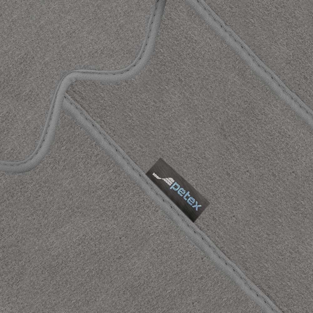 PETEX Planet Car Mat Premium Fit Front Grey 2-Piece Car Floor Mats Car Carpet