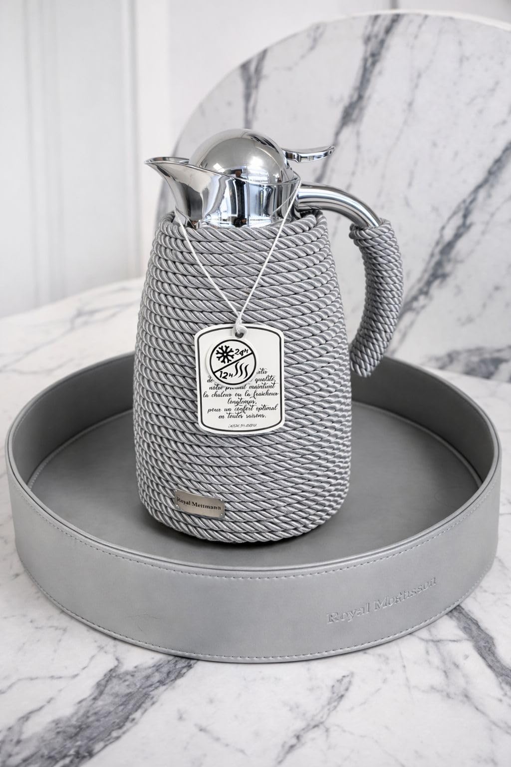 Ensemble Pichet Isotherme 1L + Plateau de Service – Élégance & Confort au Quotidien