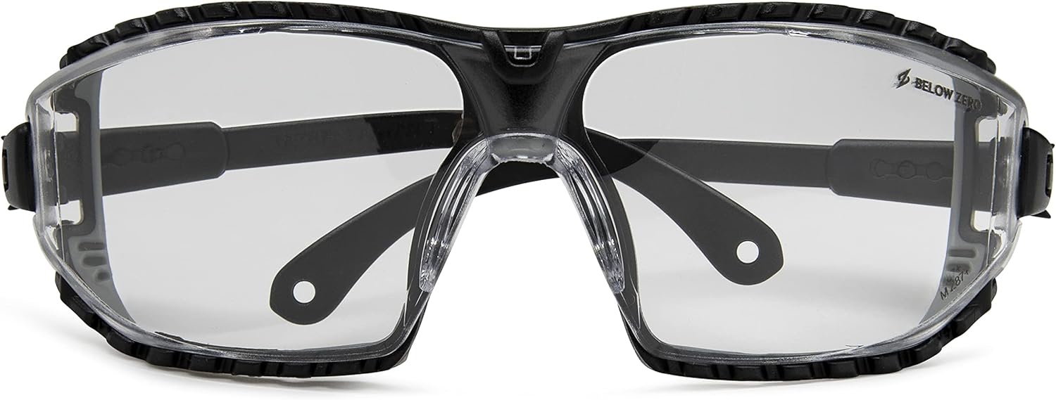 Walker's Razor Slim Electronic Muff Bundle with Ballistic Protection Glasses, and Protection and Safety Case (3 items)