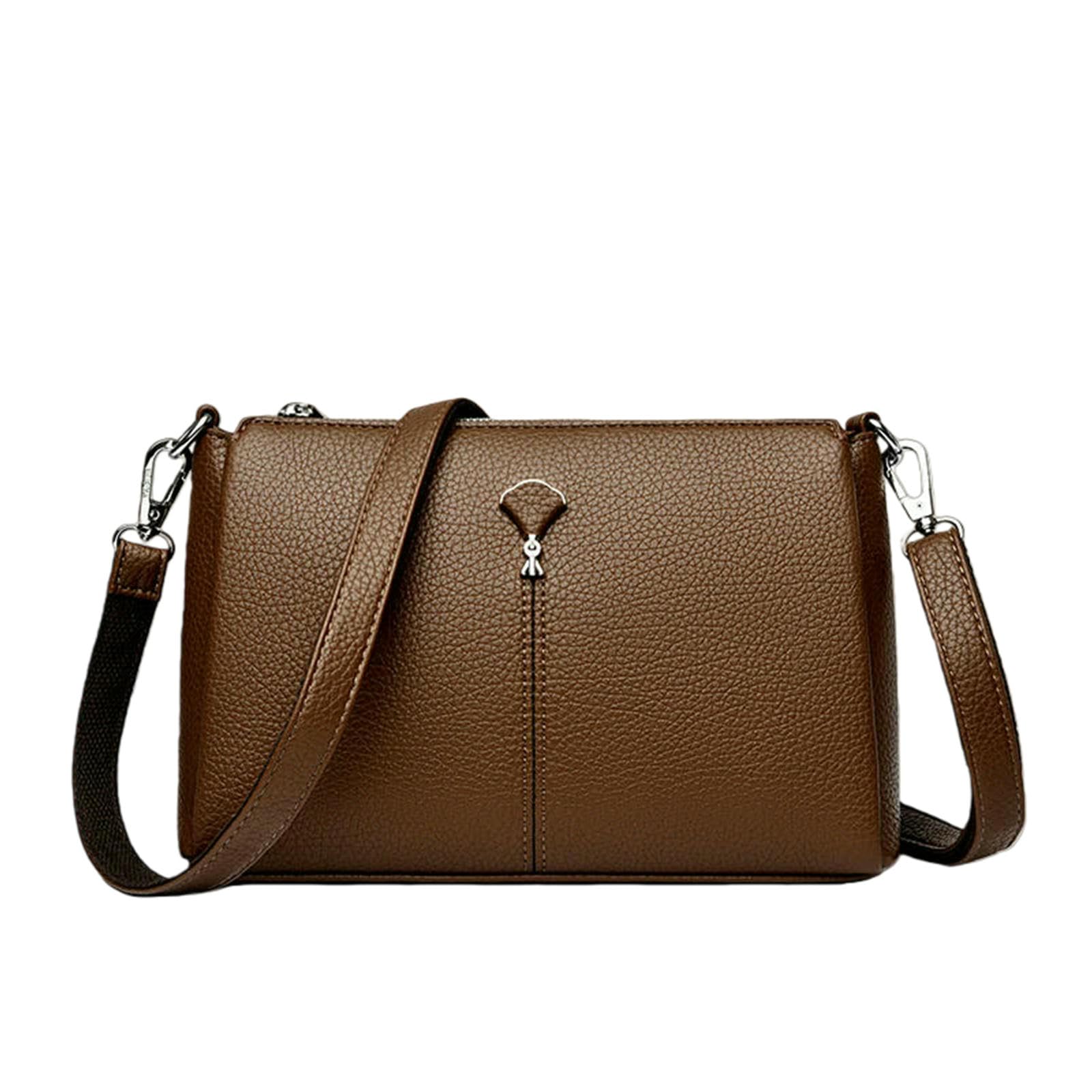 Borsa Donna Crossbody Multi Tasca A Spalla Donna-Khaki