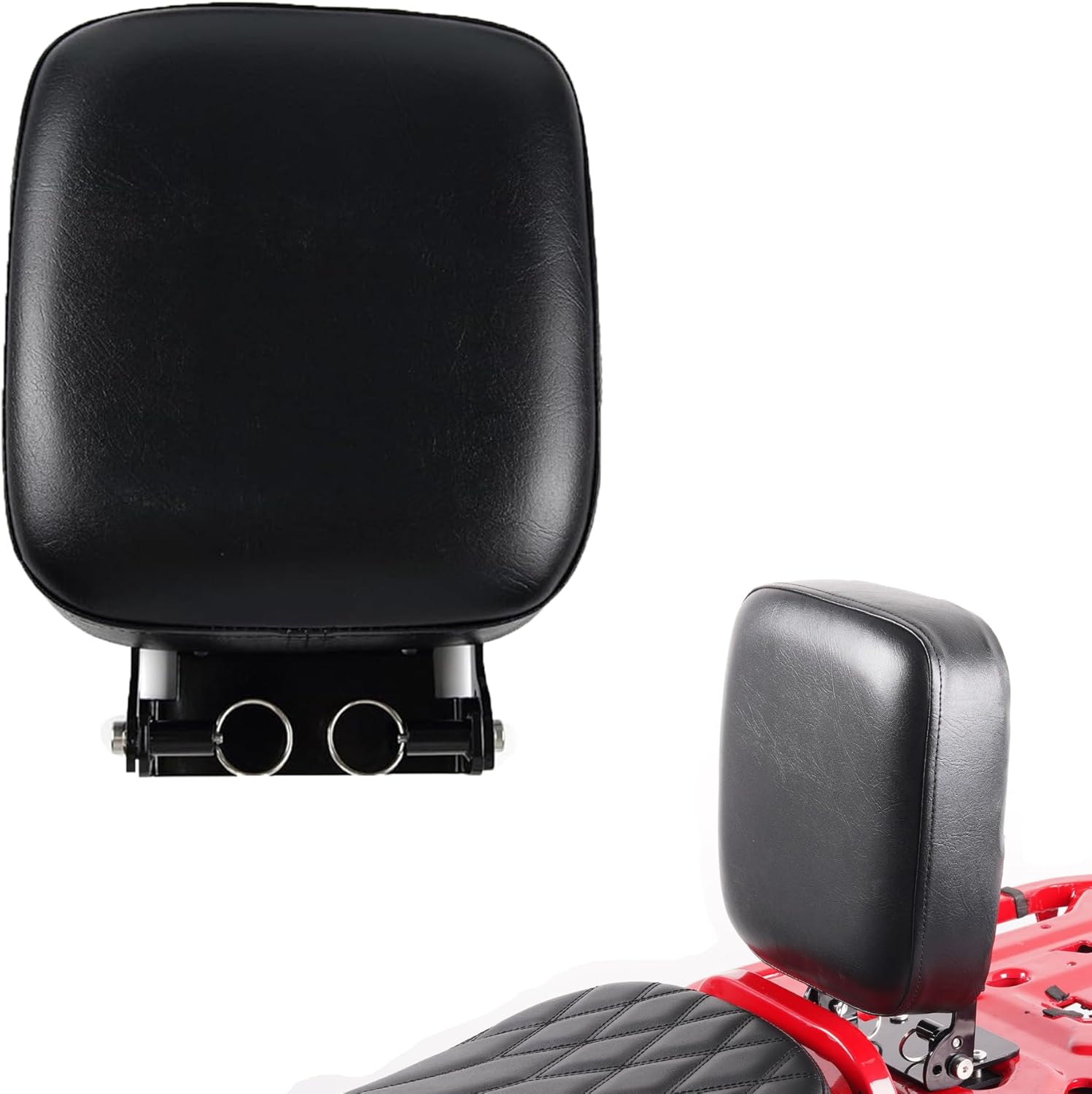 Motorcycle Flip Seat Rear Passenger Seat Foldable Seat Pad Compatible with CT125 Trail 125 Hunter Cub Accessories(Black)