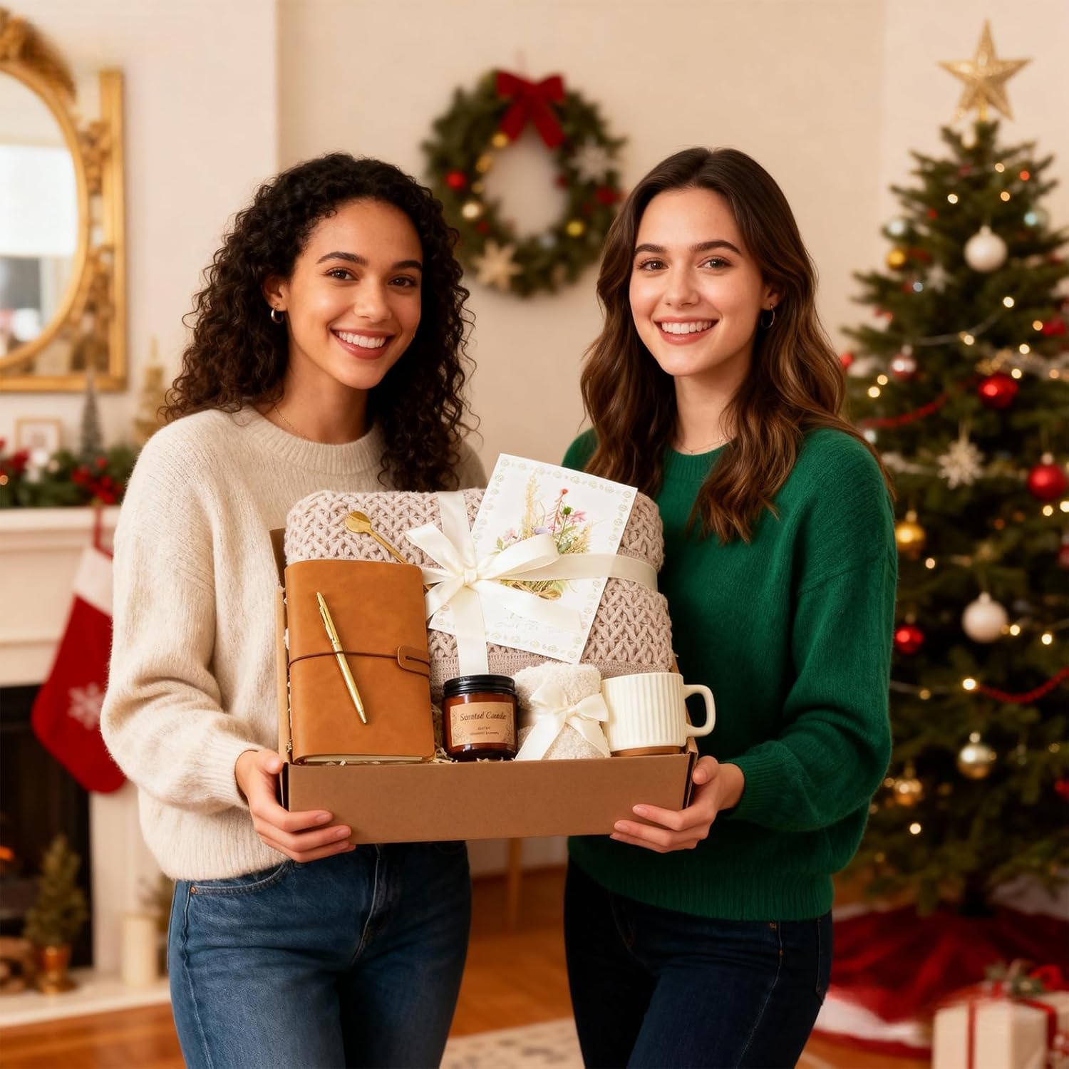 Self Care Gift Baskets for Women, Get Well Soon Gift Package, Thinking of You Sympathy Gift Baskets, Relaxing Care Package After Surgery, Sending Hugs Gifts Idea for Mom Her Friends Sister Coworker - Image 8