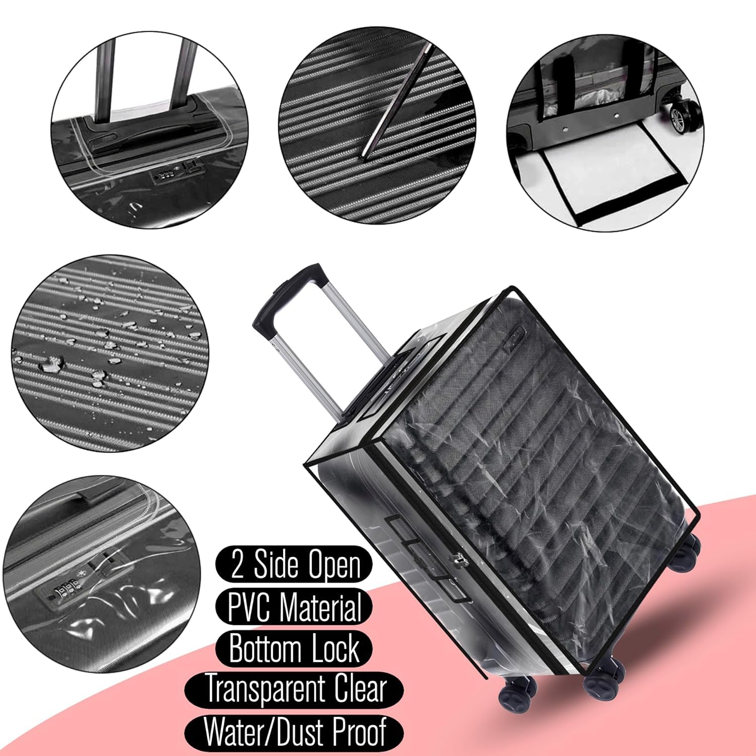 Protect Your Suitcase - Waterproof Cover -6
