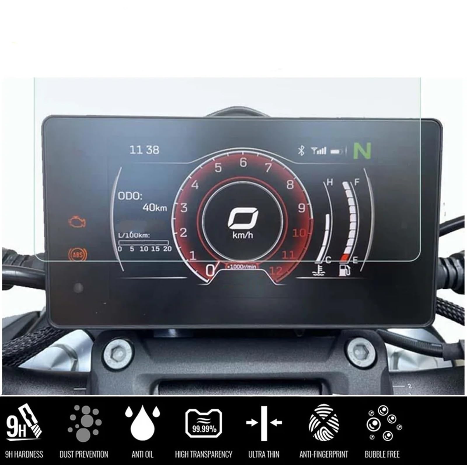 Pellicola Protettiva Moto Screenies Per Tachimetro CFMOTO - Anti Glare, Per Modelli 250SR, 250NK, 400GT, 650GT