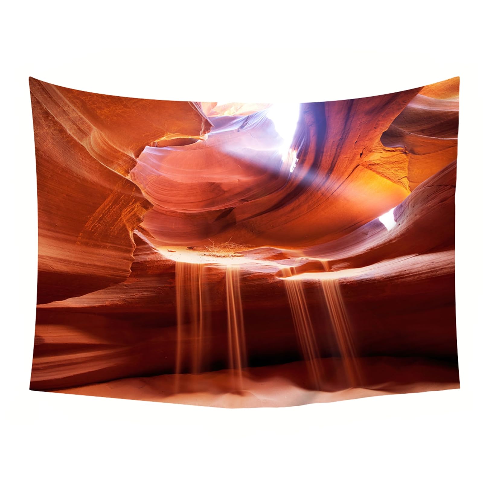 RDSGYZ Zasłona ścienna z motywem natury, dywan ścienny 240 x 260 cm, kanion antylopy, ozdoba na ścianę, chusta na ścianę, dywan ścienny, do sypialni, pokoju dziecięcego