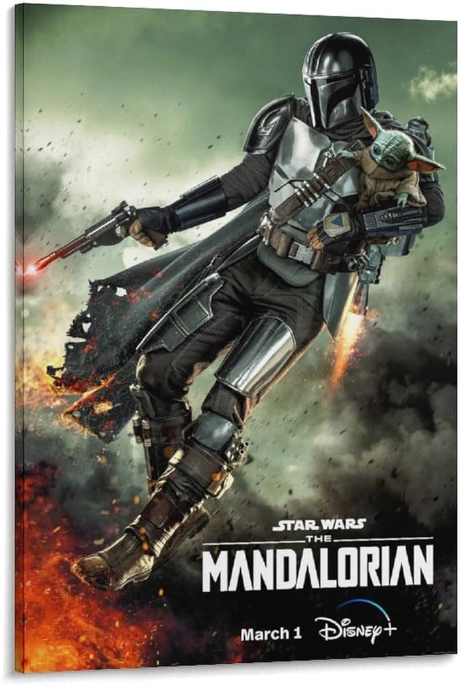 Amazon.co.jp: マンダロリアン映画ポスター キャンバス 芸術 ポスター Amazon.co.jp: マンダロリアン映画ポスター キャンバス 芸術 ポスター