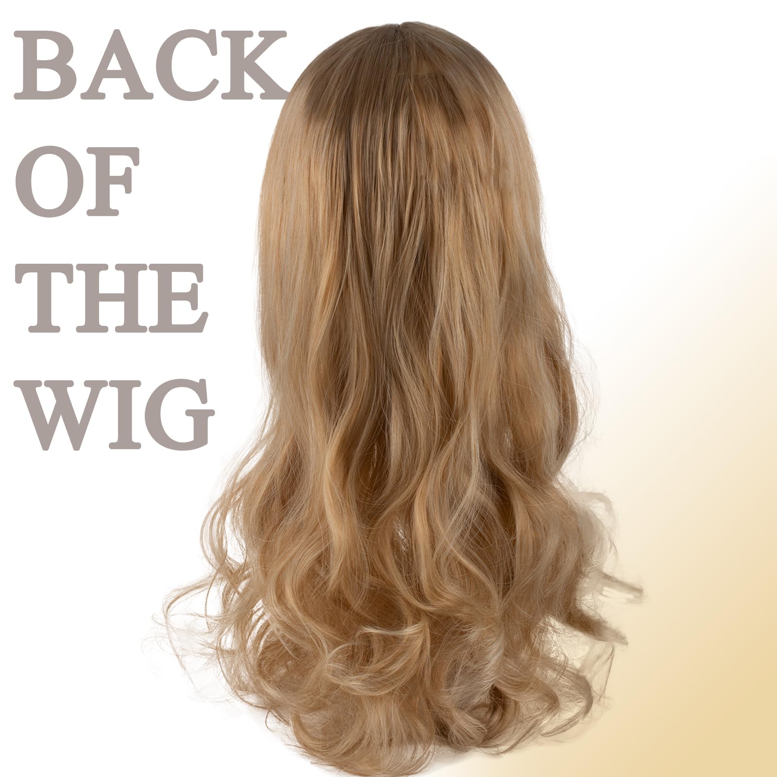 SSKHE Radiant Golden - Blonde Wavy Wig Your Key to Instant Glamour and for Any Occasion - Image 3