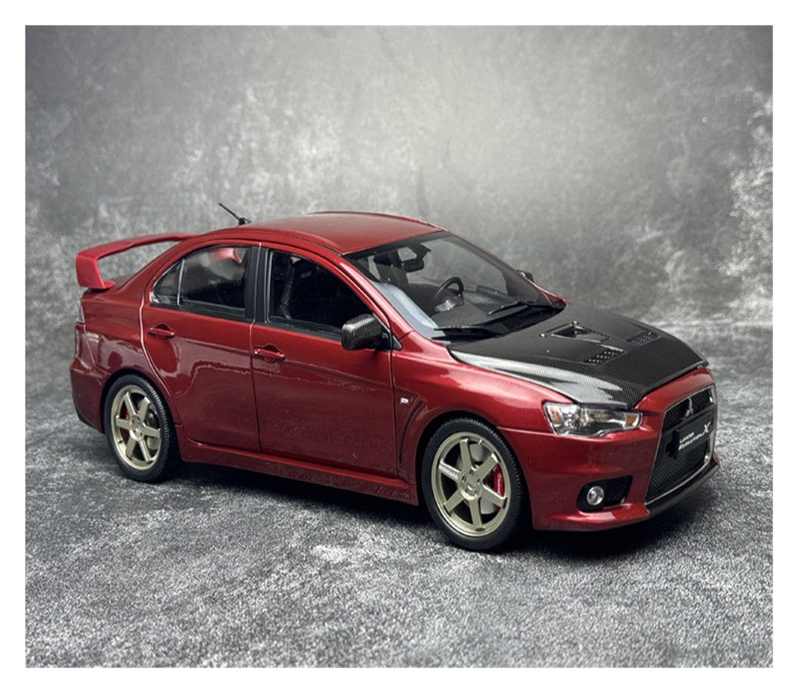 Amazon | 1:18 三菱ランサーエボリューション X EVO 10 金属車両静的