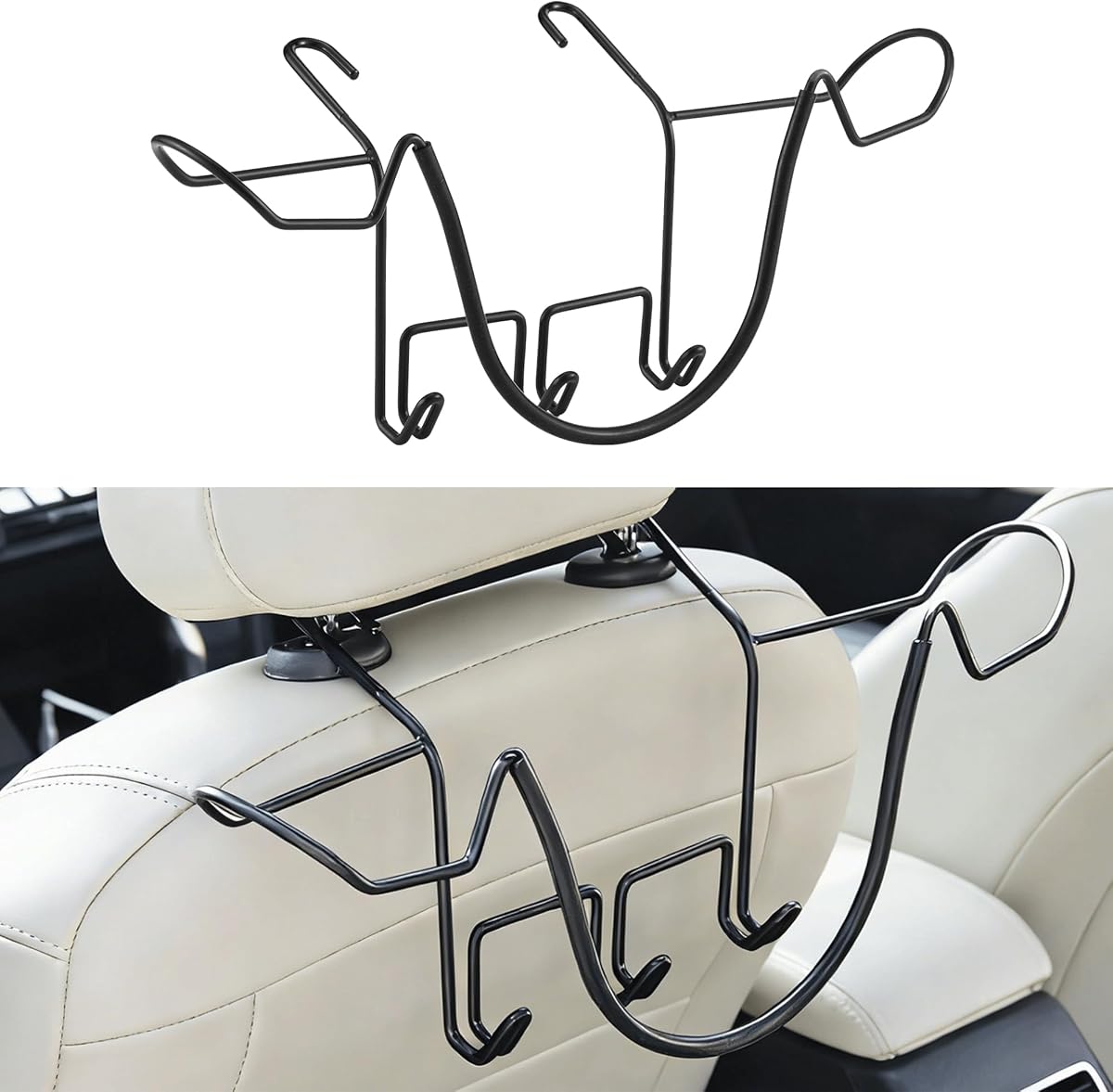 Cowboy Hat Holder Hard Hat Rack for Truck Car (Keep Hat Shape & Anti-Flip)