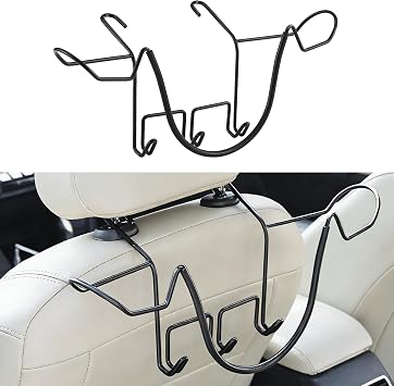 Cowboy Hat Holder Rack for Truck Car SUV Maintain Hat Shape & Anti-Flip Hard Hats Hanger Rack Automotive Travel Seat Back Storage Organizer Gifts Accessories for Men Women - Suitable for Most Hats