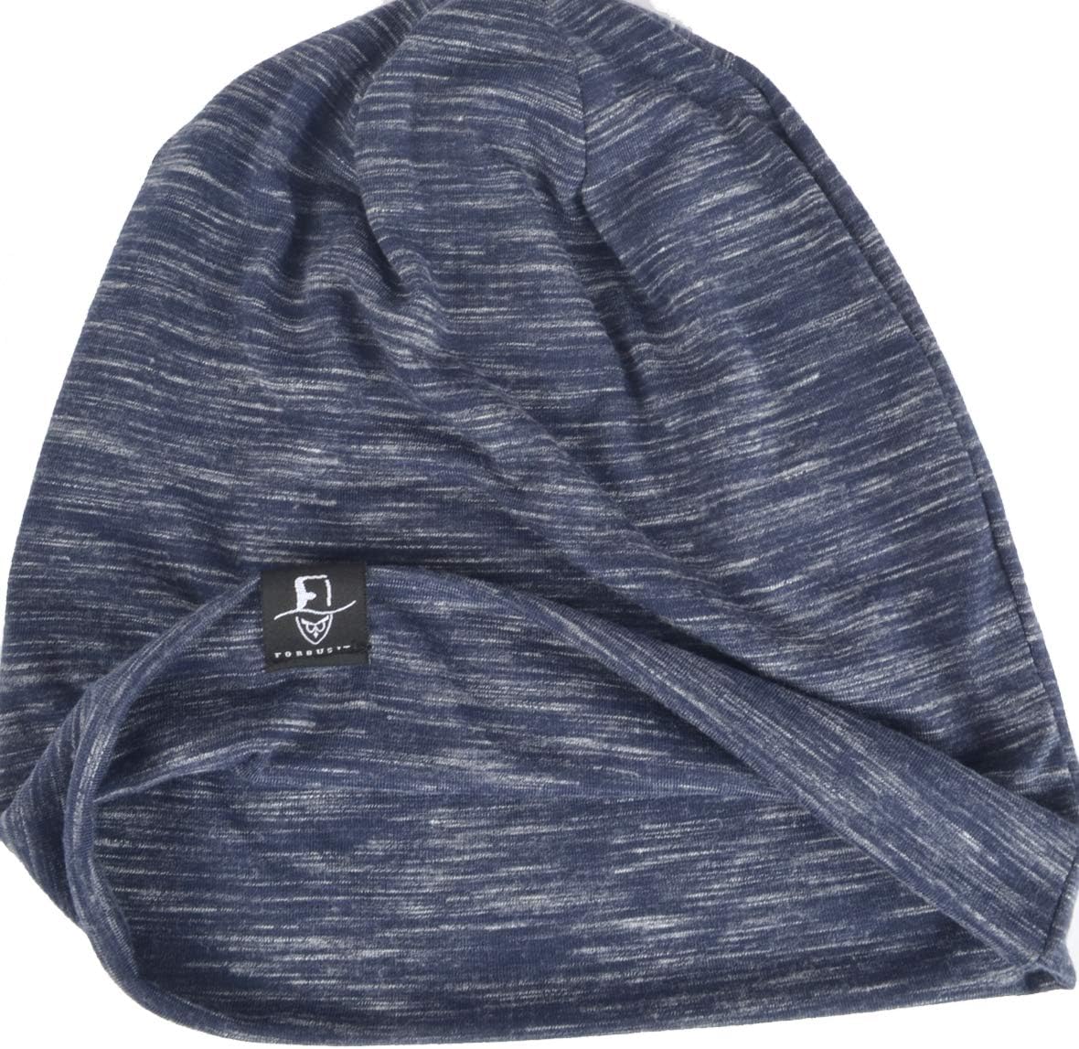 JESSE · RENA Men's Chic Striped Thin Baggy Slouch Summer Beanie Skull Cap Hat - Image 3