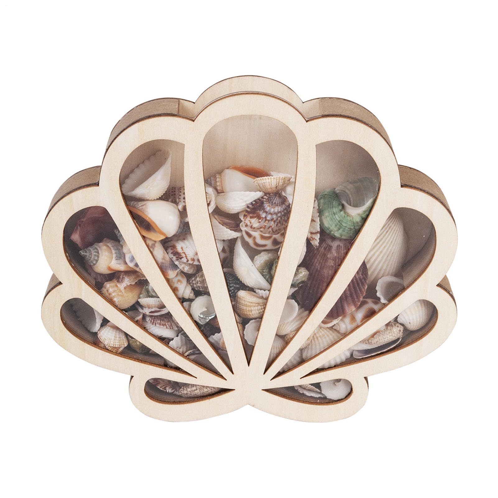 Boîte de rangement coquillage décorative pour embellir la salle de bain et le bureau