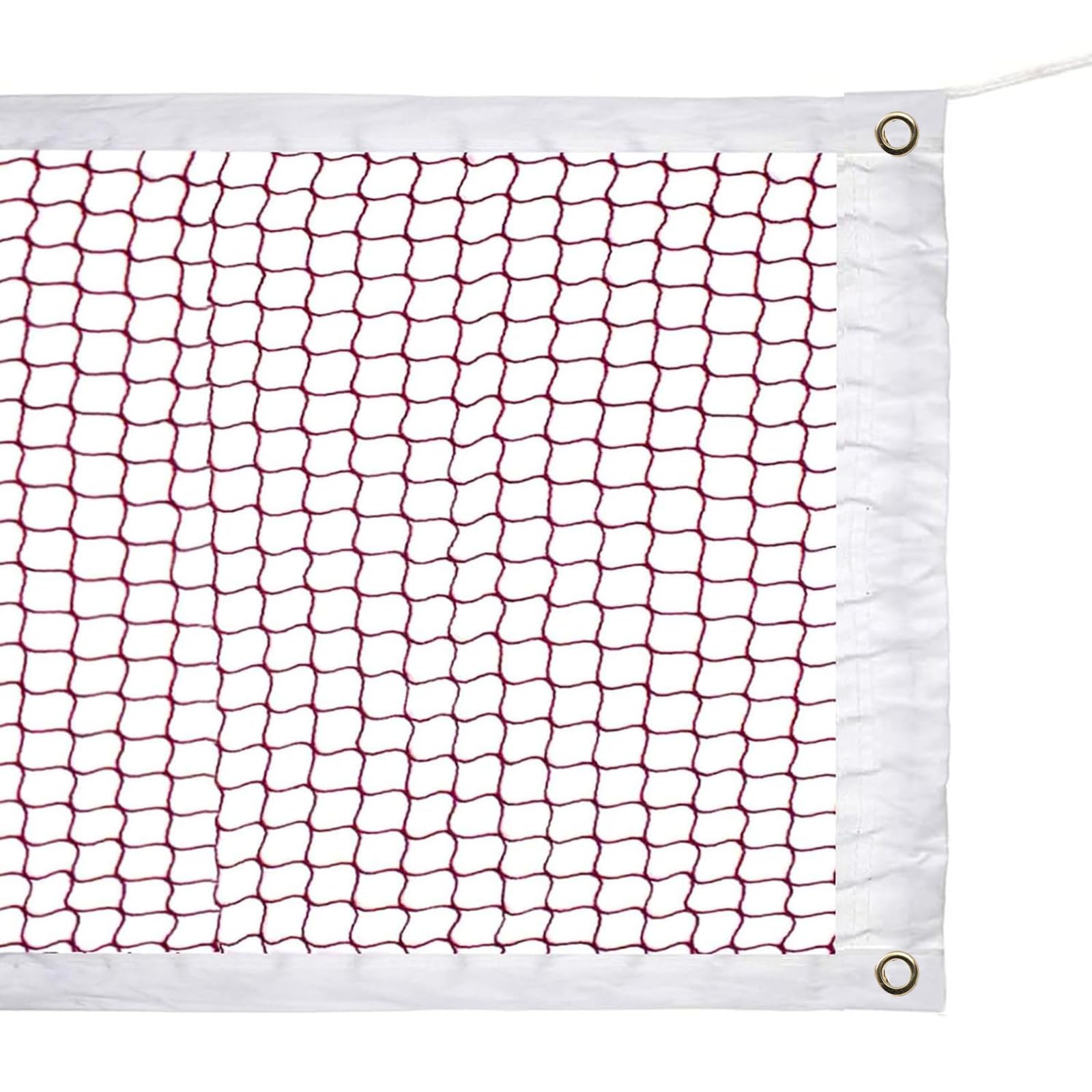 Portable Pickleball & Badminton Net,Regulation Polypropylene Net with 1.8cm Mesh, 4-Ply Nylon Edges for Backyard/Beach/Gym 20 FT x 2.5 FT (Without Frame)-image-25