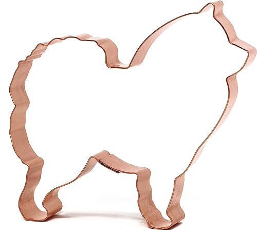 Miniatura 1 de Cortador de galletas de raza de perro Chow Chow No. 1, 4 x 4 pulgadas, hecho a mano en los Estados Unidos