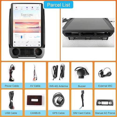 Miniatura 10 de Qualcomm Android 11 Radio de coche de 14.4 pulgadas para Ford F150 2015-2021 F250 F350 F450 2017-2021 Actualización estéreo Tesla estilo Dash IPS