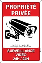 Pubblimania Private property 24h/24h video surveillance. 3mm thick aluminum panel (Cm 20x30)