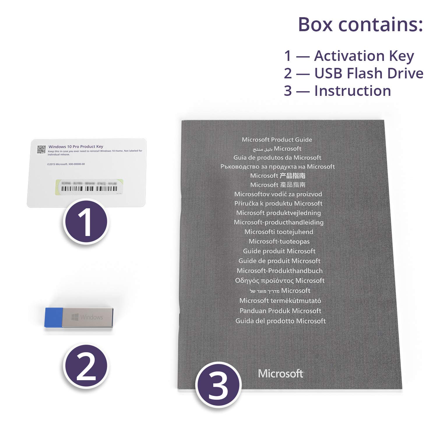 【471】Microsoft Windows 10 Pro USB 3.0 Buy Microsoft Windows 10 Pro 32/64 Bit Flash Drive (FQC08789