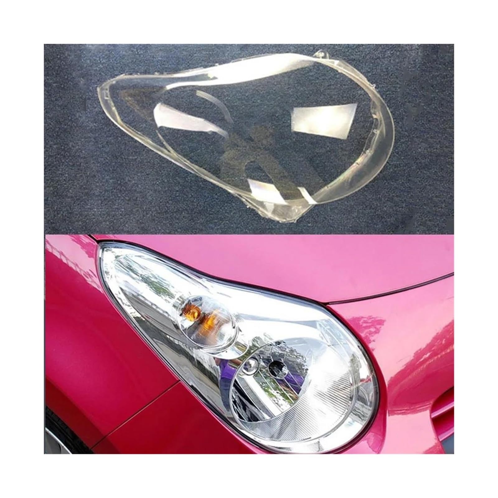 Cubierta De Lente Para Faro De Suzuki Alto 2009-2012 - 2 Piezas (Izquierda Y Derecha), Plexiglás Transparente